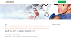 Desktop Screenshot of gootsteen-ontstoppen.com